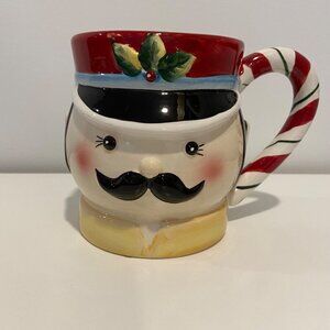 Certified International Susan Winget Nutcracker Mug Ceramic Hand-Painted gift
